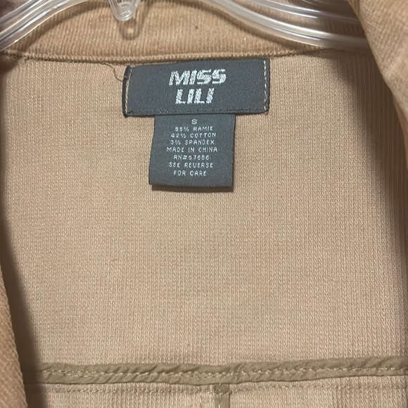 tan corduroy jacket with buttons - Picture 2 of 2
